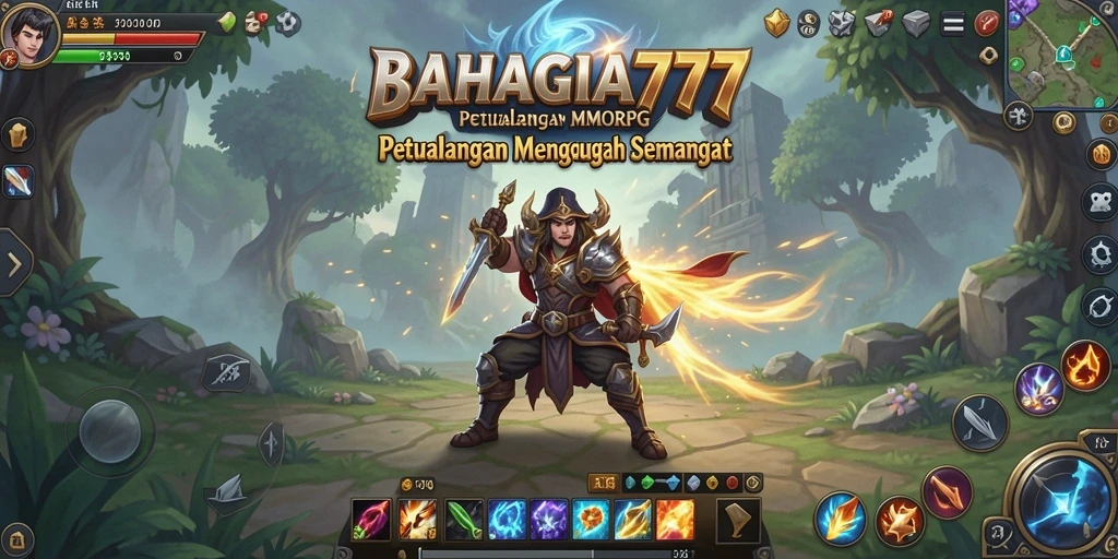 Tampilan gameplay BAHAGIA777 yang penuh aksi dan petualangan.