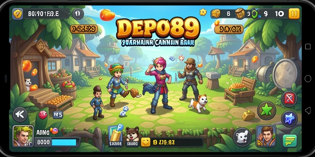 Tampilan gameplay DEPO89 yang seru dan mengasyikkan.