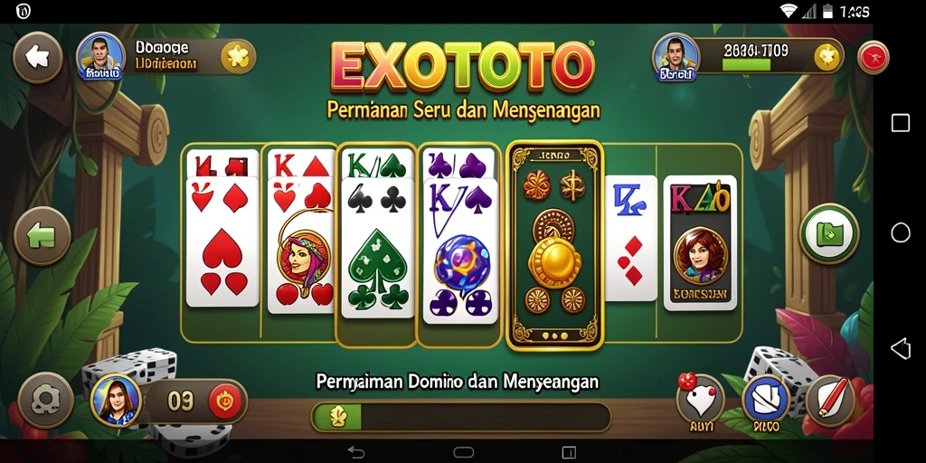 Tampilan gameplay seru dan menarik di EXOTOTO.