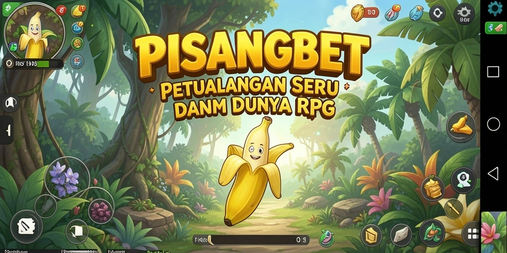 Tampilan gameplay seru dalam dunia RPG PISANGBET.